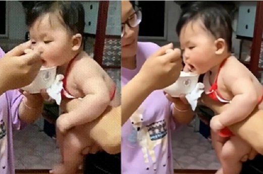 寶寶“鉆碗”火了，家長這樣做，可以讓急脾氣的孩子“慢”下來