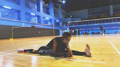 陳意涵挺二胎孕肚運動，狀態(tài)贊爆