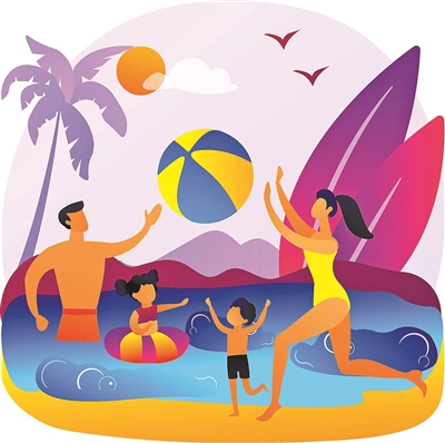 暑期帶娃出游 收好健康攻略